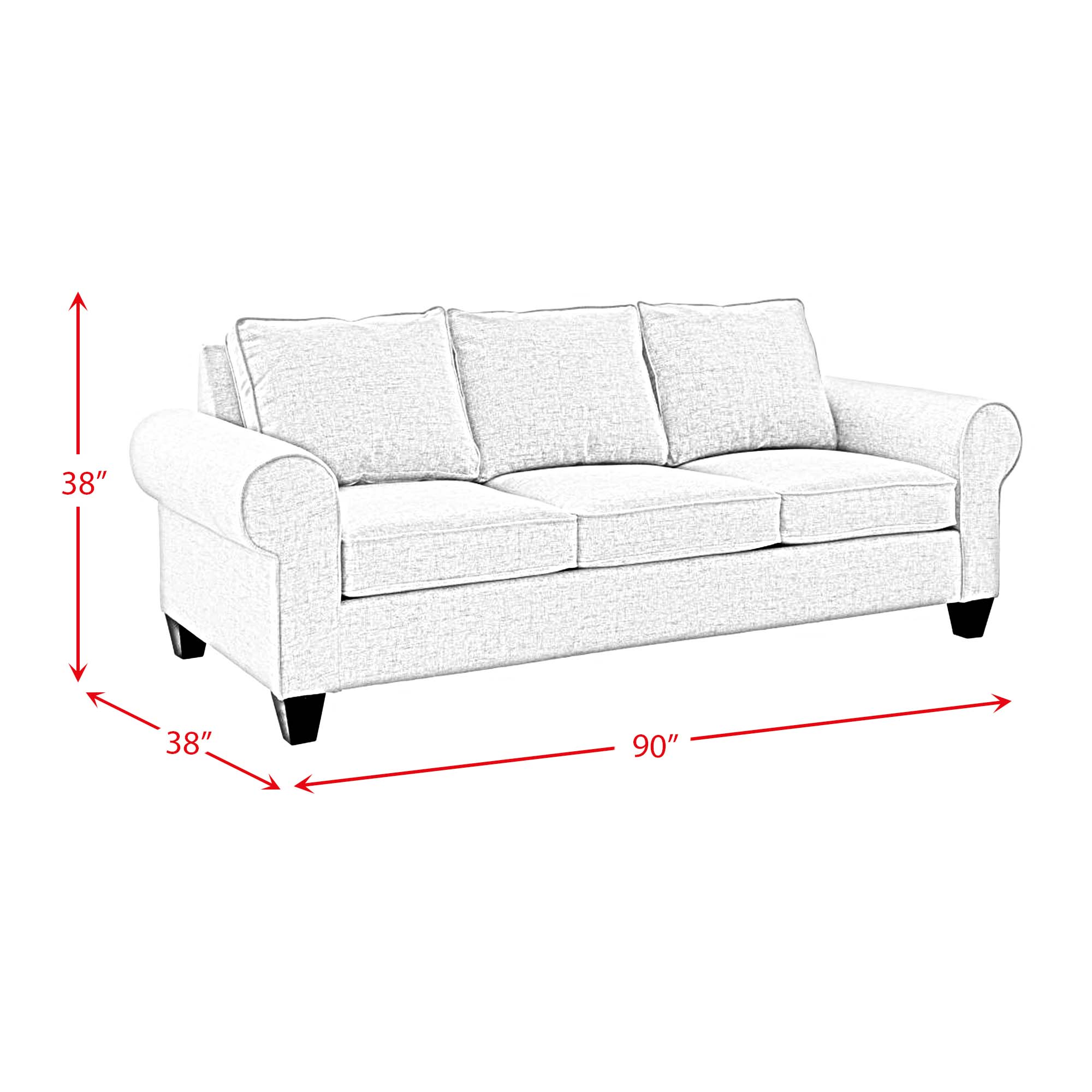 705-Roll-Arm-Sofa-Line-Drawing