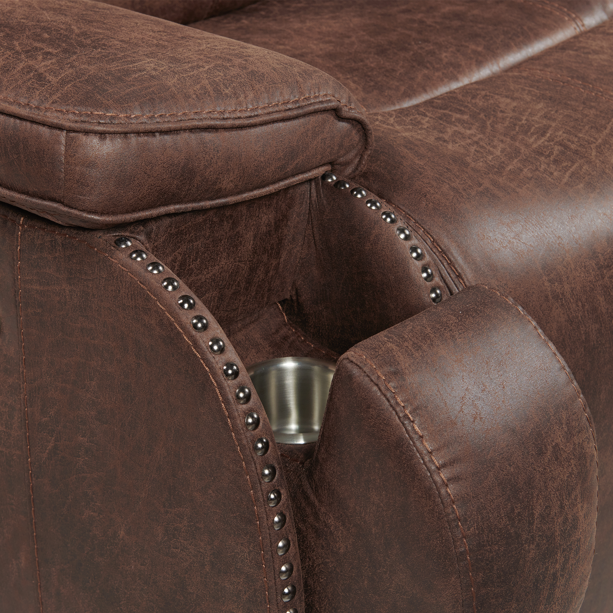 Atlantis-Power-Motion-Sofa-w-Power-Headrest-in-DT950-211A-Heritage-Brown-Arm-Cup-Holder