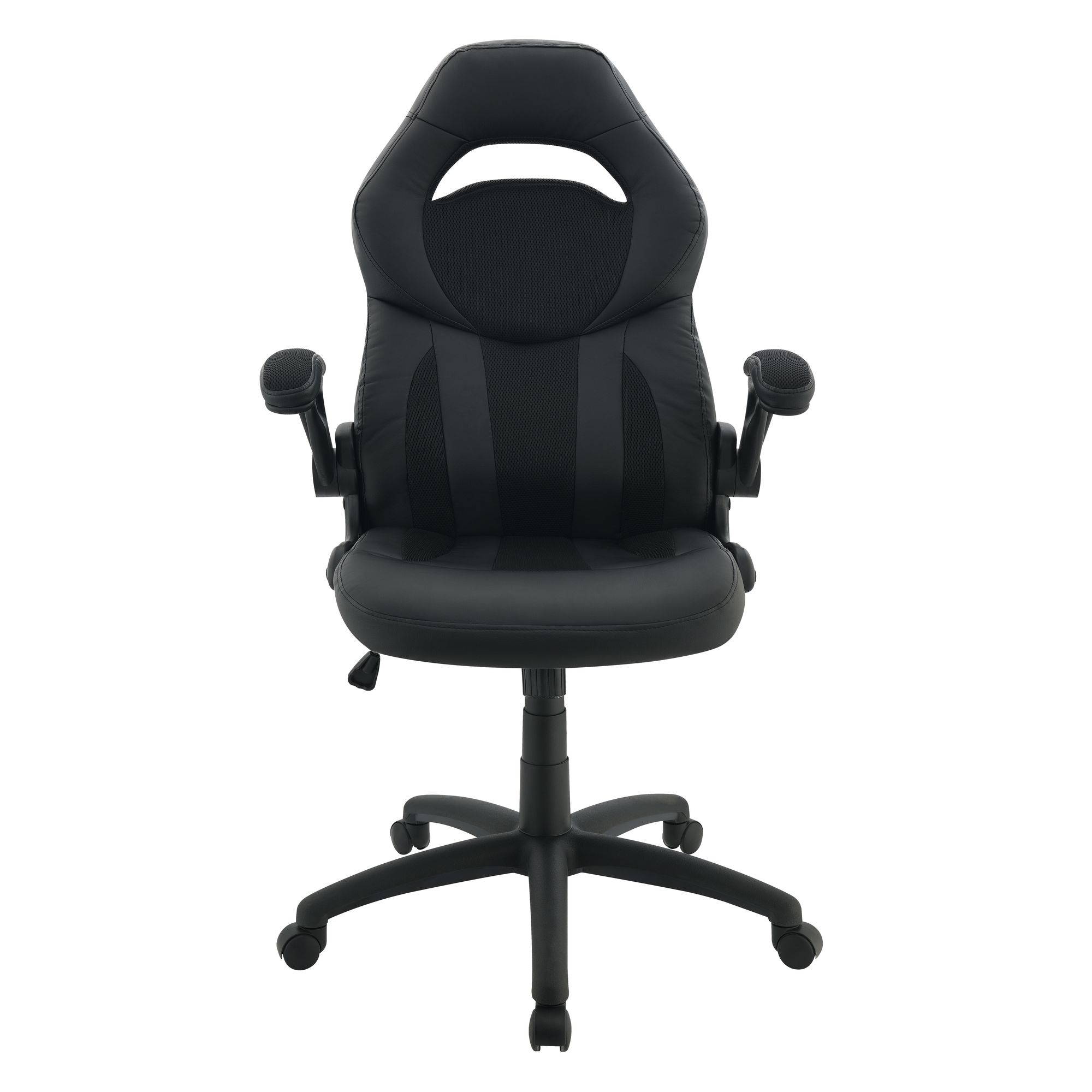 Bernie-Gaming-Chair-in-Black-Black-Front-Silo