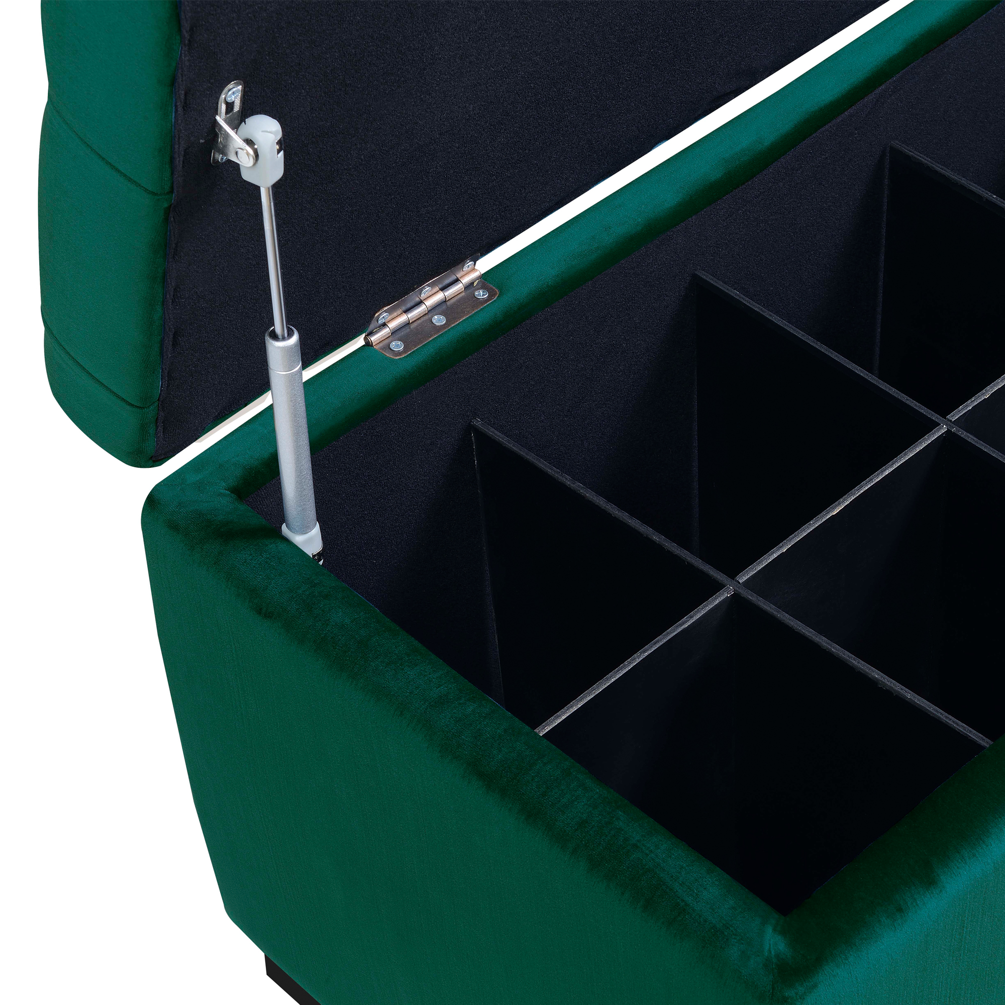 Chandler-Shoe-Storage-Bench-Broadway-Emerald-Shoe-Storage-Detail