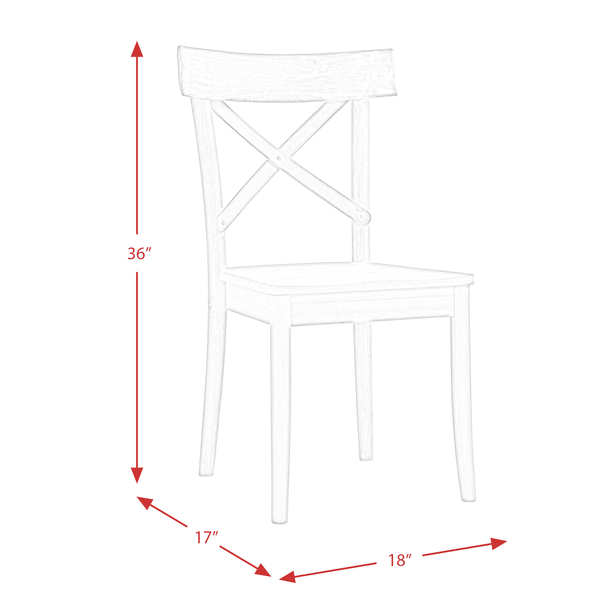 Coronado-Dining-Side-Chair-Line-Drawing