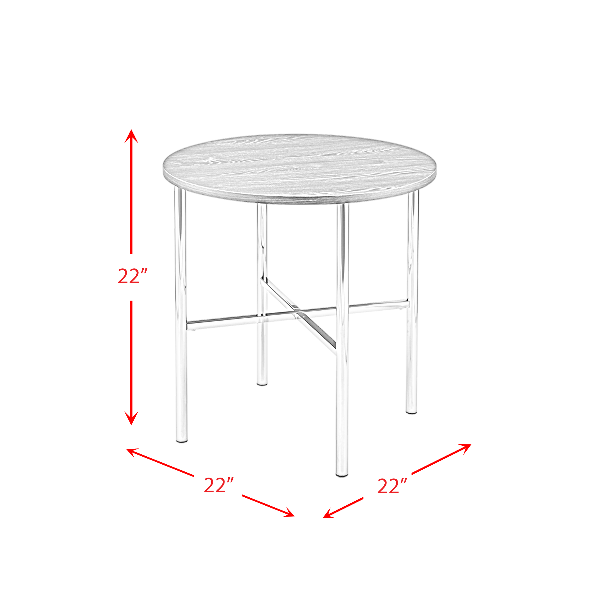 Dakota-End-Table-Line-Drawing