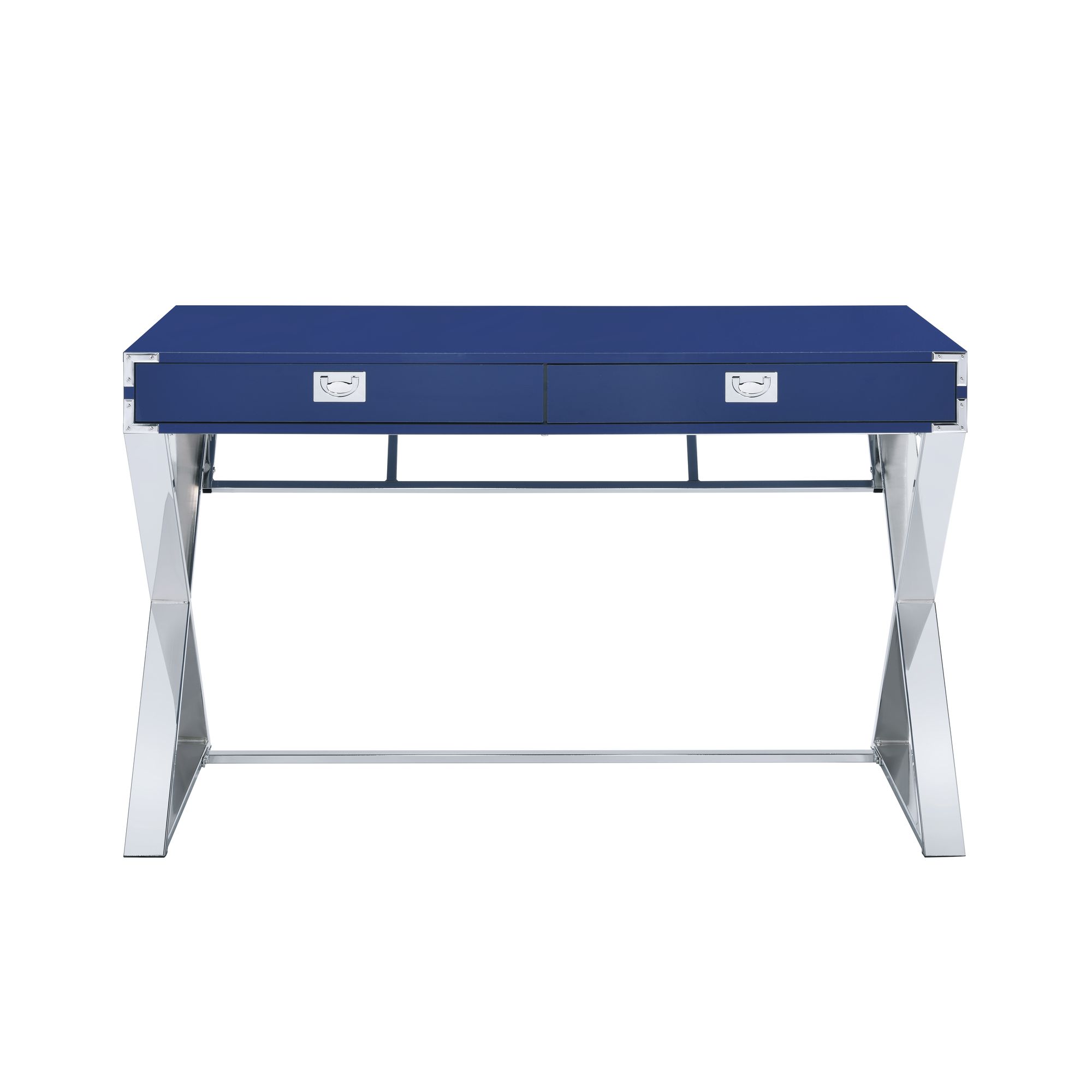 Evie-Desk-in-Glossy-Blue-Front-Silo