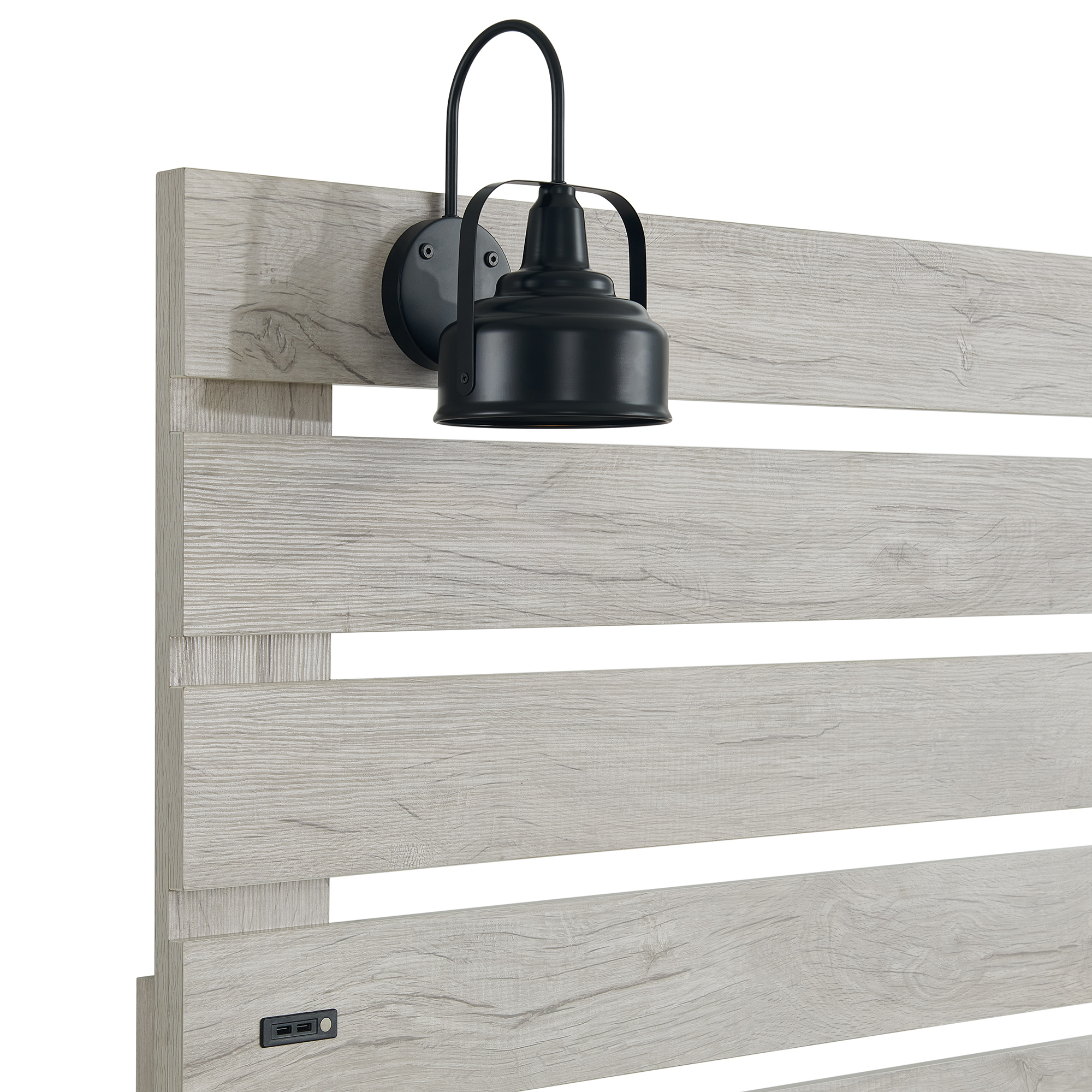 Fort-Worth-Queen-Bed-w-Lights-USB-in-White-Headboard-Detail