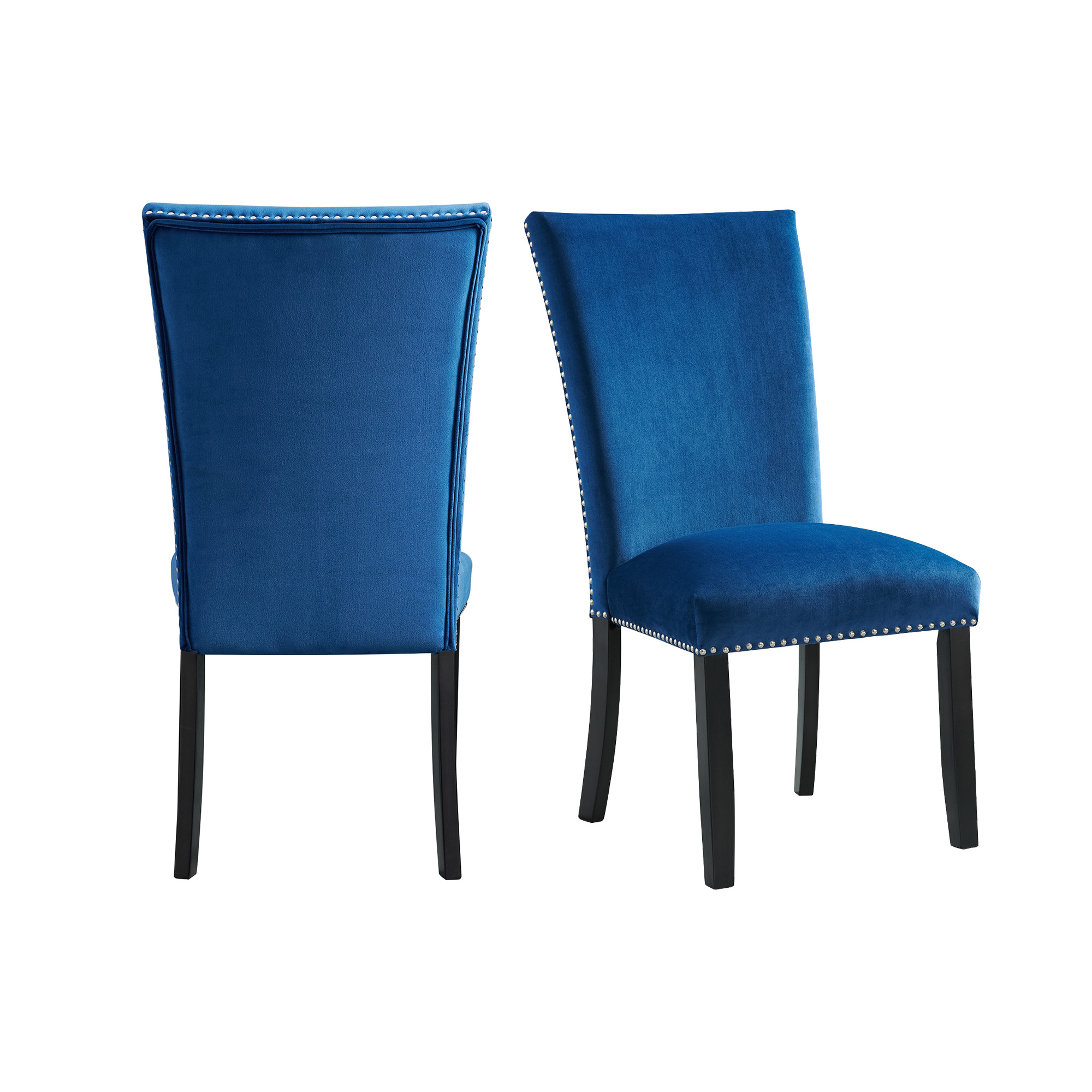 Francesca-Rectangular-Dining-Blue-Velvet-Side-Chair-Bundle