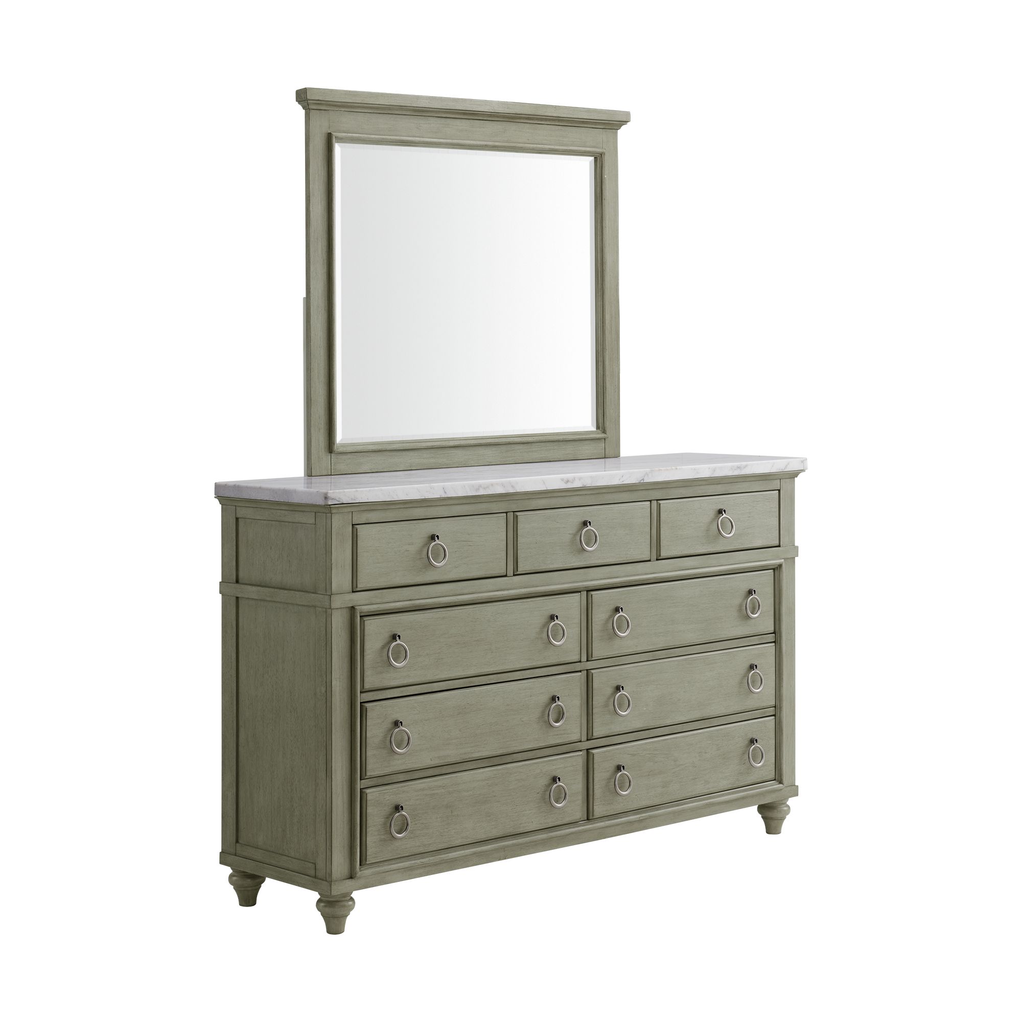 Kendari-Dresser-Mirror-w-White-Marble-Top-in-Grey-Angle