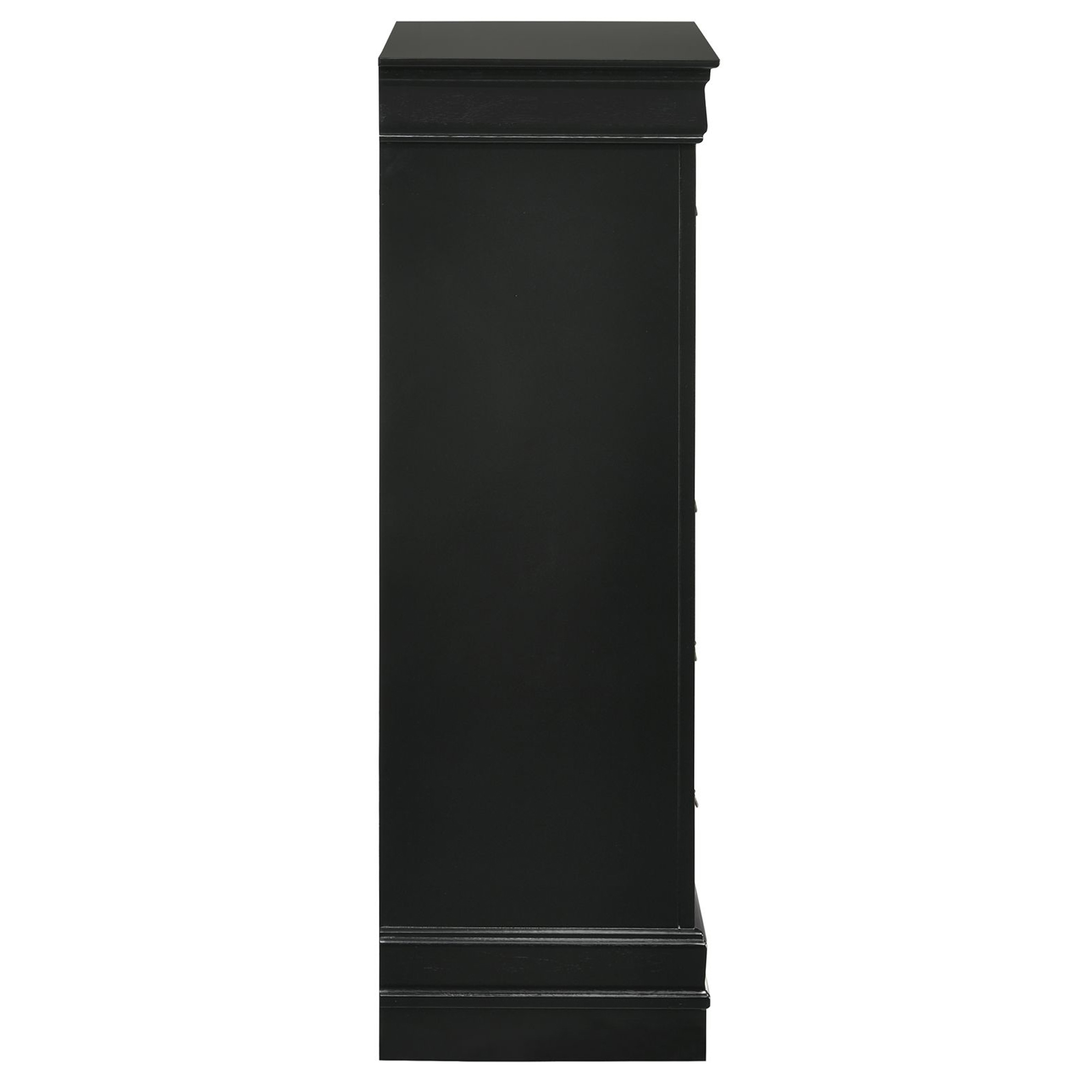 Louis-Philippe-5-Drawer-Chest-Black_-Side-Silo_1