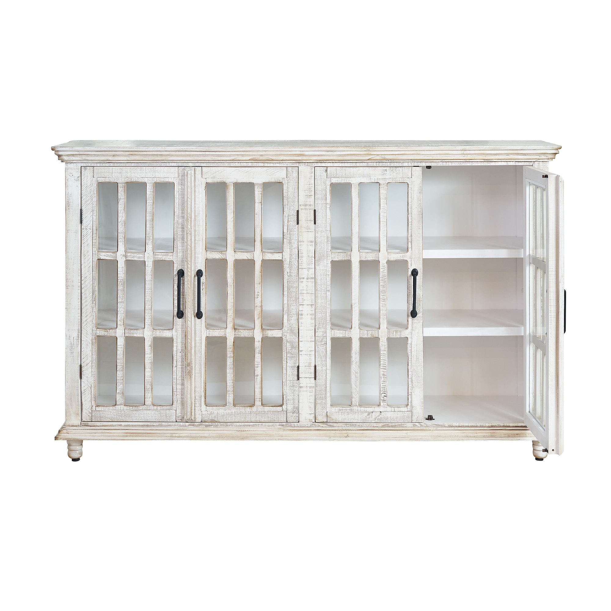 Lucas-Server-White-with-White-Interior-Open-Cabinet
