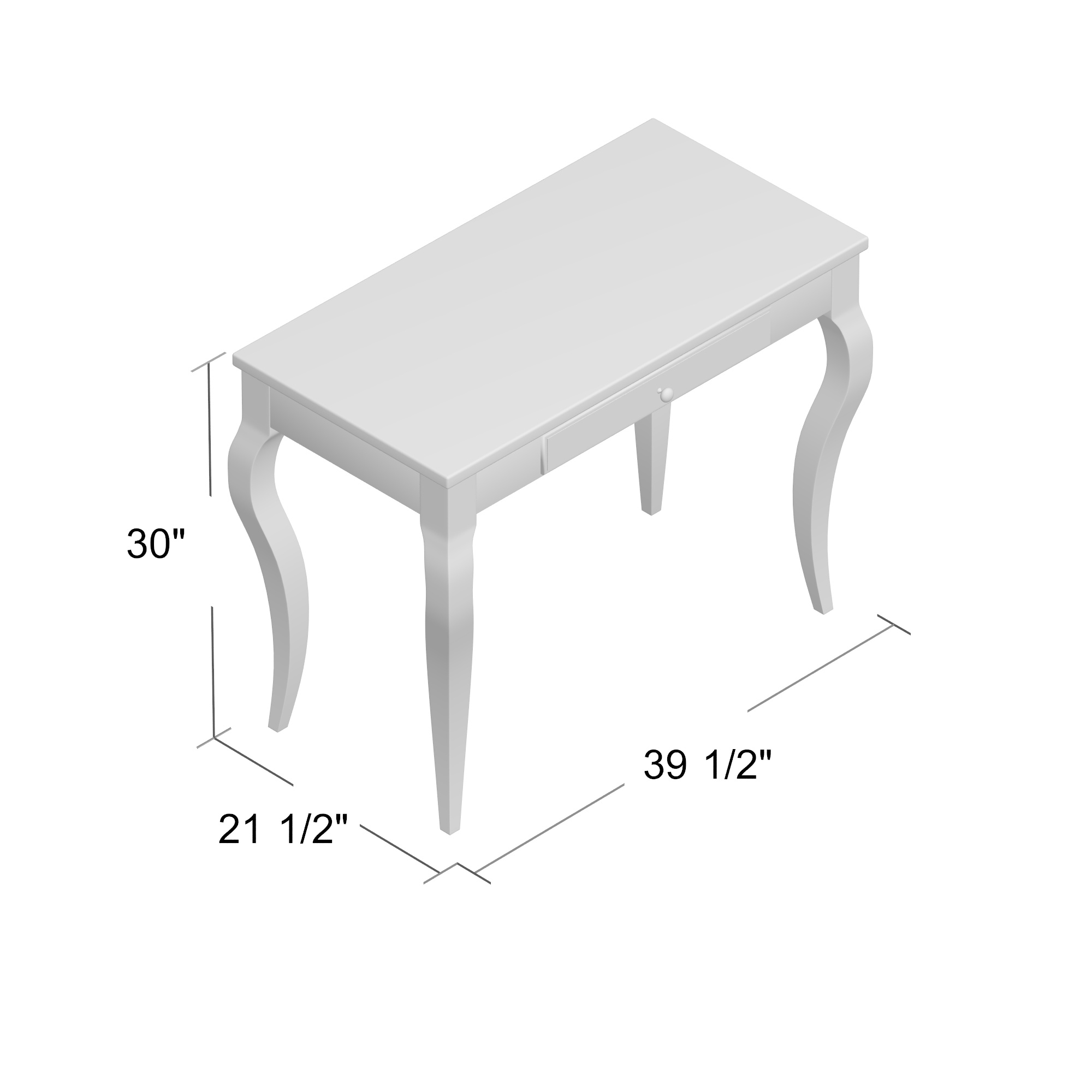 Melody-Rectangular-Desk-Line-Drawing