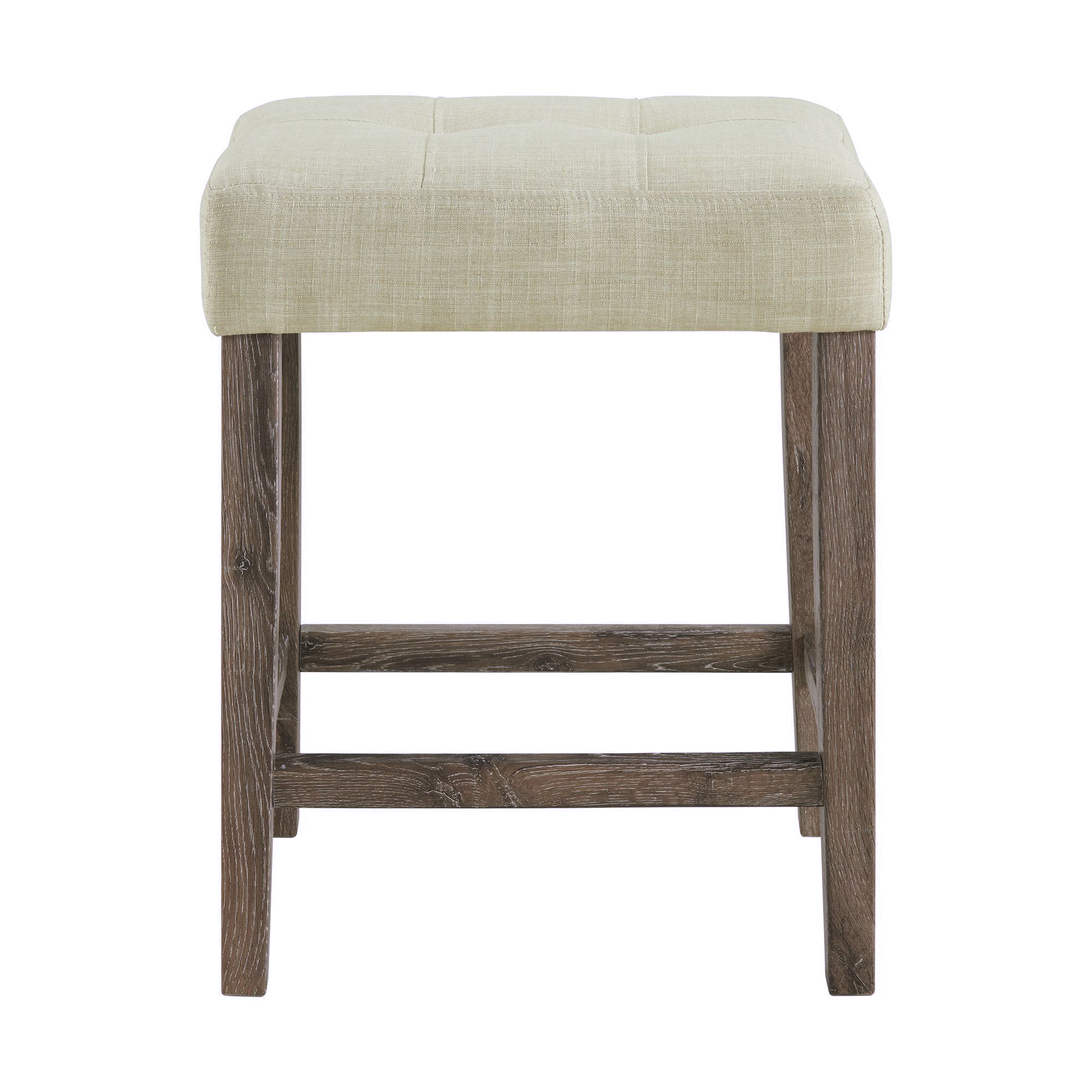 Oak-Lawn-Stool-Gray-with-Tan-Fabric-Front