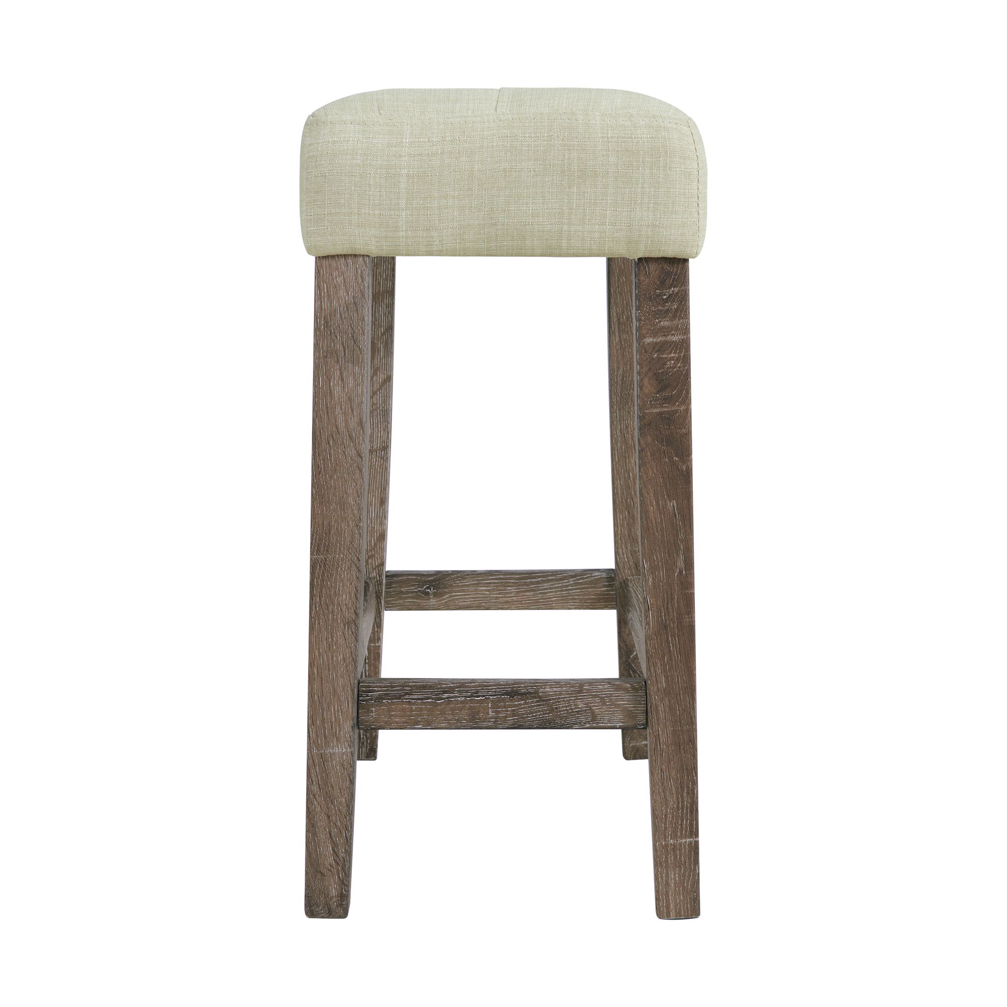 Oak-Lawn-Stool-Gray-with-Tan-Fabric-Side