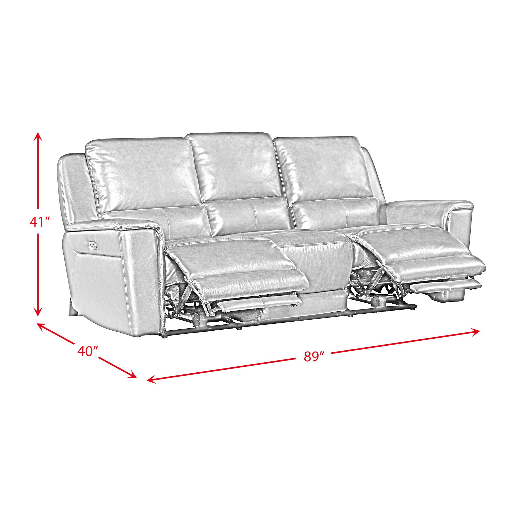 Pantera-Power-Motion-Sofa-w-USB-Line-Drawing