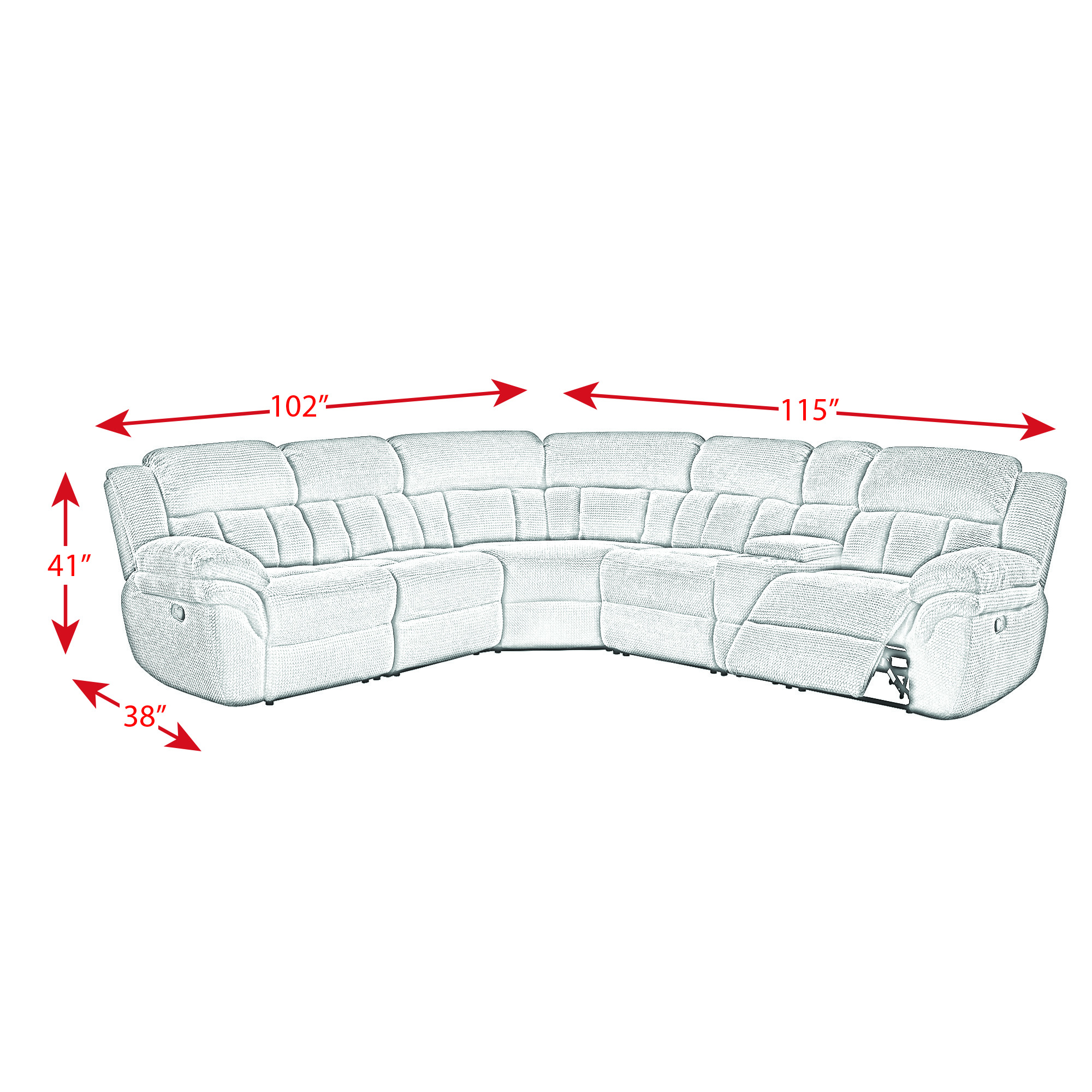 Santorino-6PC-Sectional-Line-Drawing