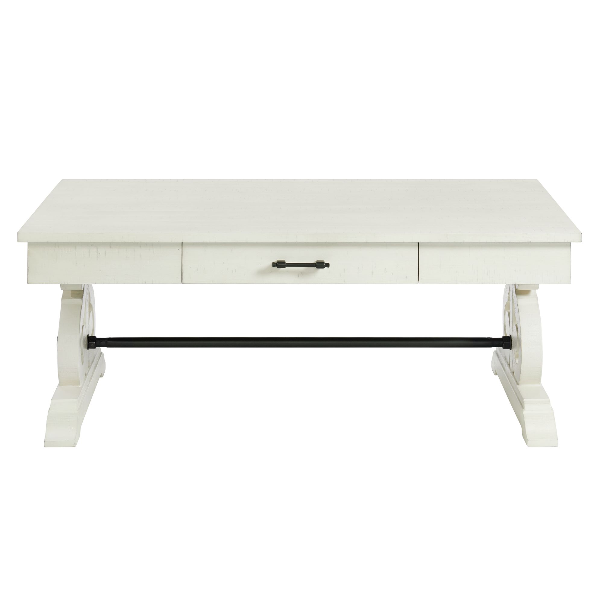Stone-Coffee-Table-White-Front-Silo