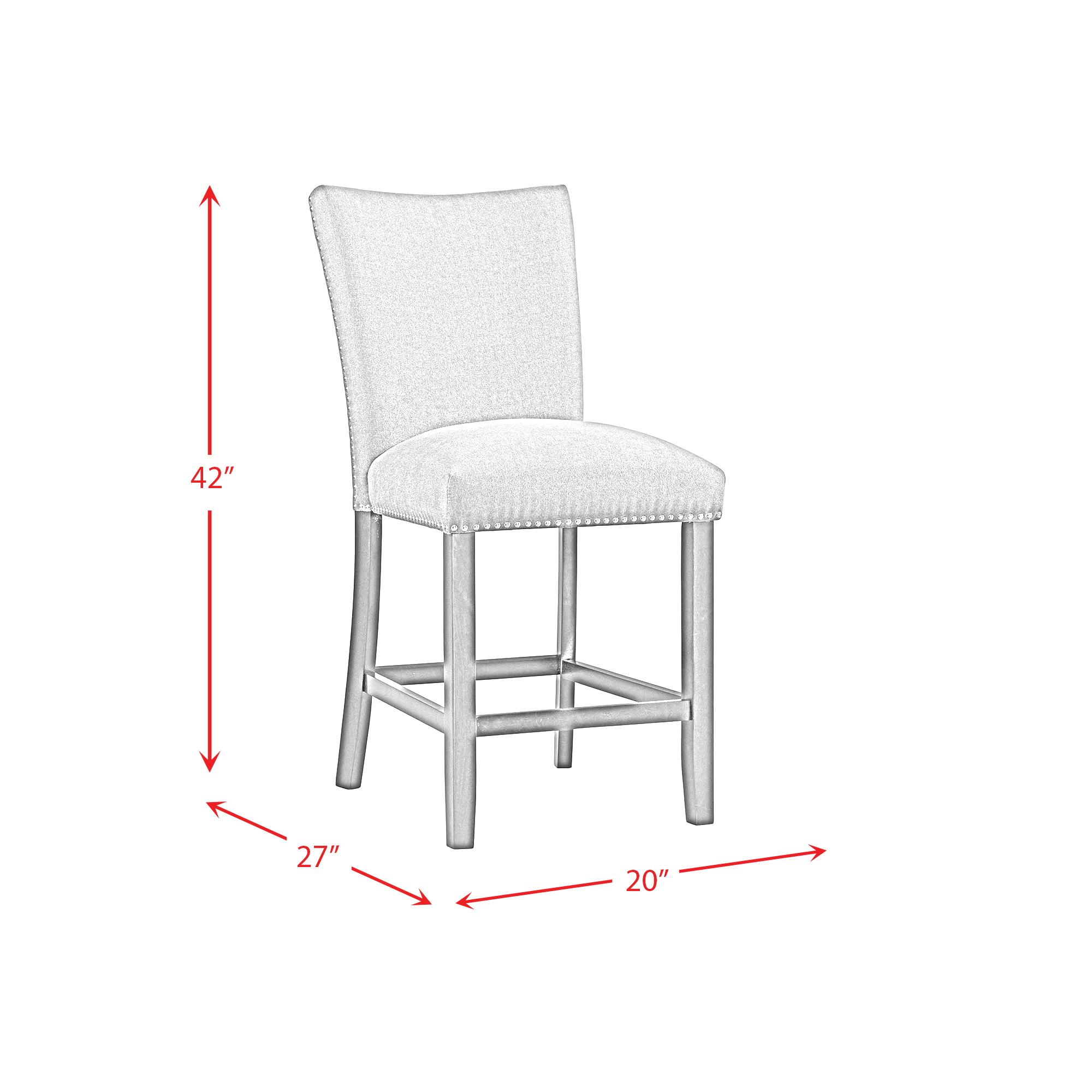 Tuscany-Counter-Linen-Nailhead-Side-Chair-Line-Drawing