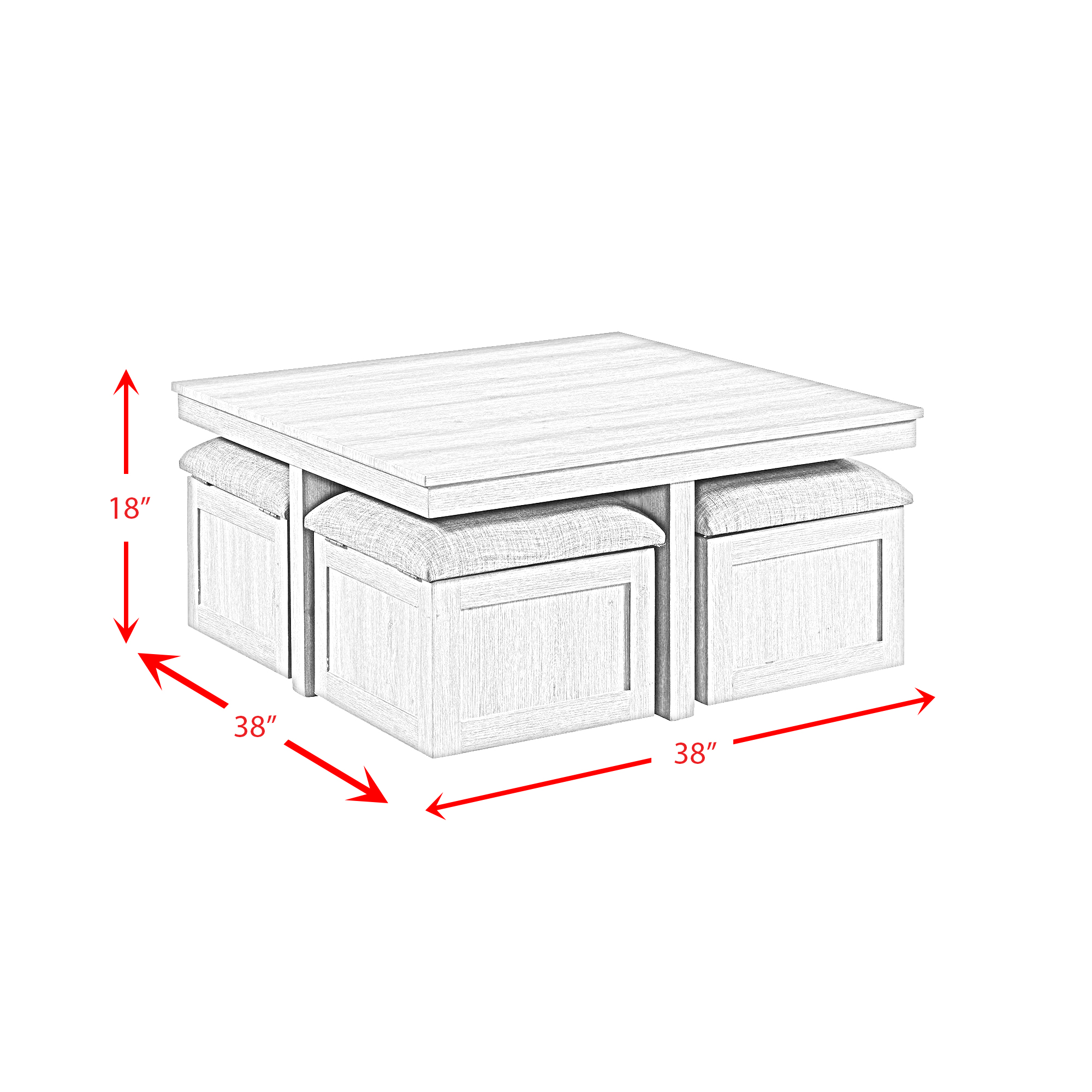 Uster-Coffee-Table-w-Stool-Line-Drawing