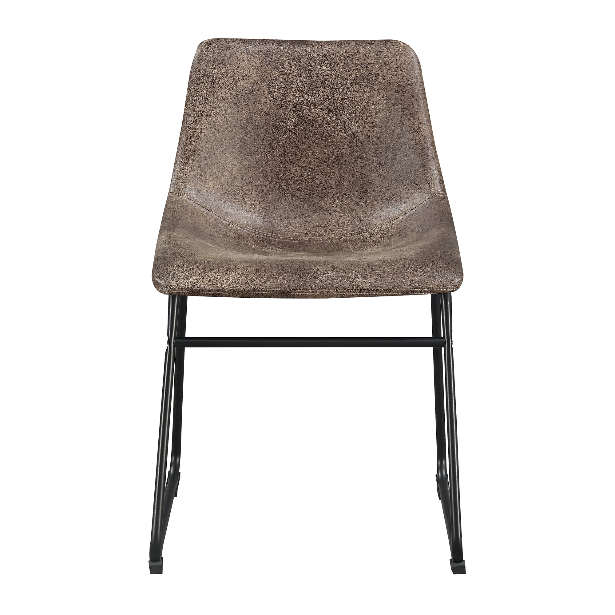 Wes-Chair-Dining-Stool-Brown-Front