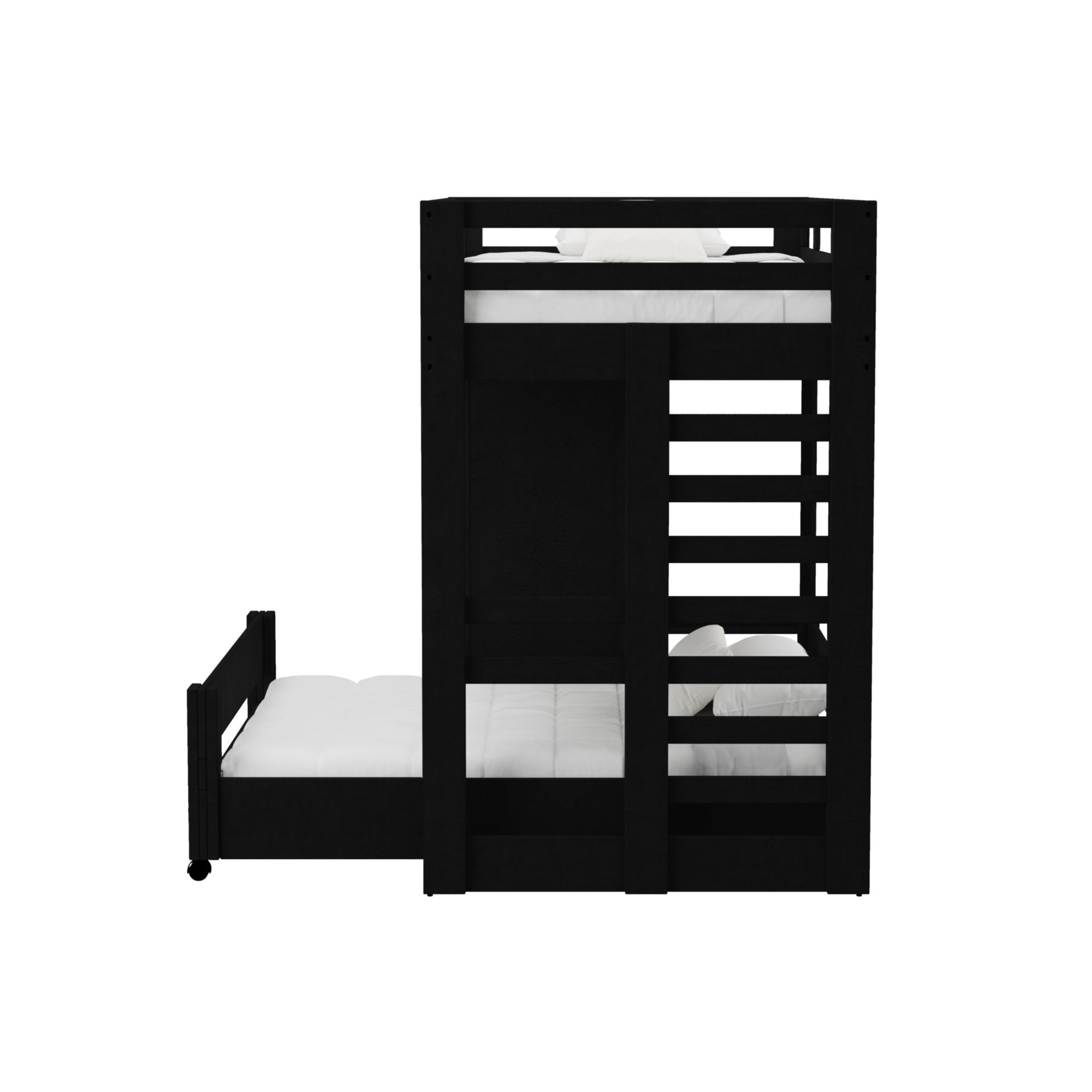 Cali-Kids-Complete-Basic-Loft-Twin-Over-Full-Bookcase-Bed-in-Black_Side