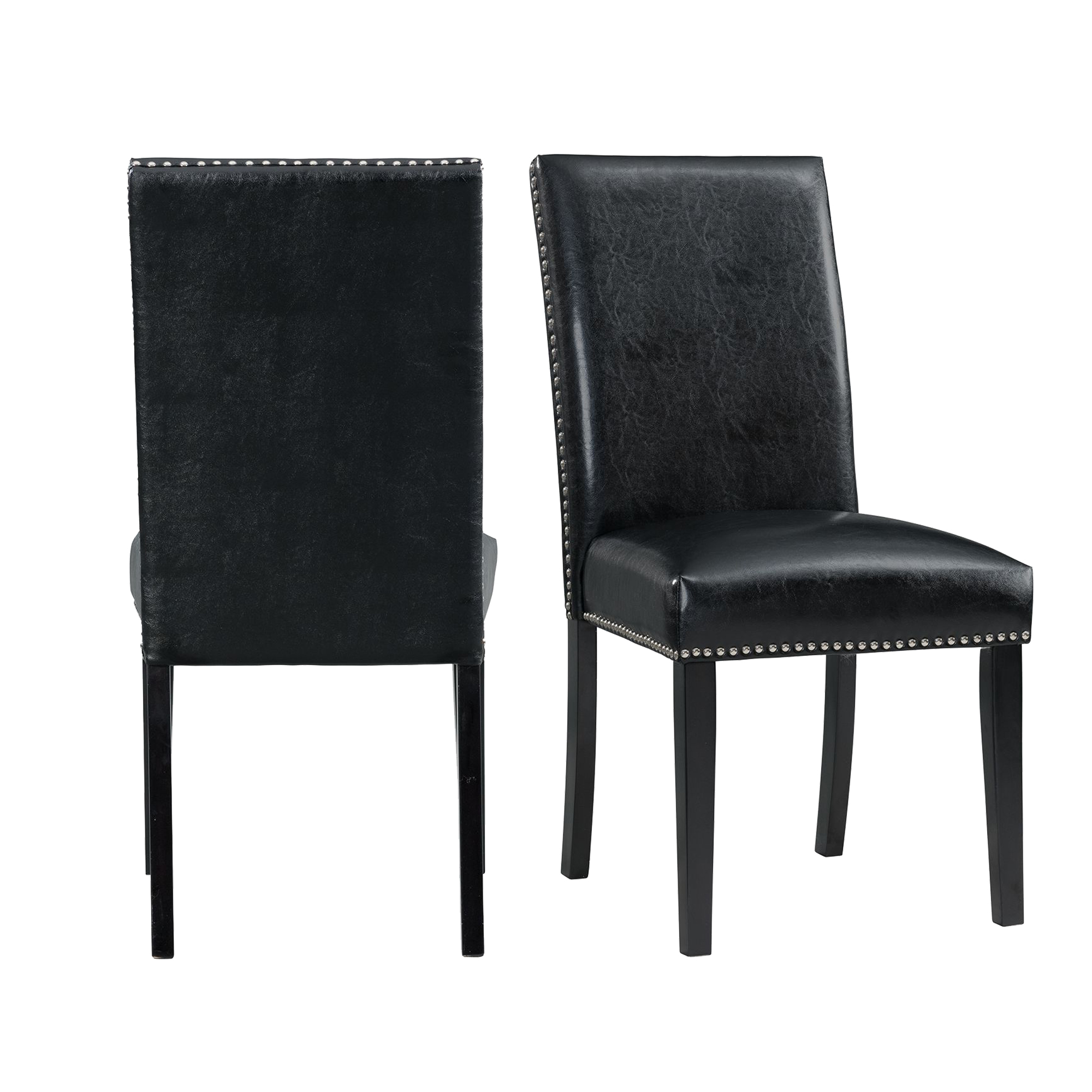 Meridian Dining Side Chair Black (2 Per Pack)