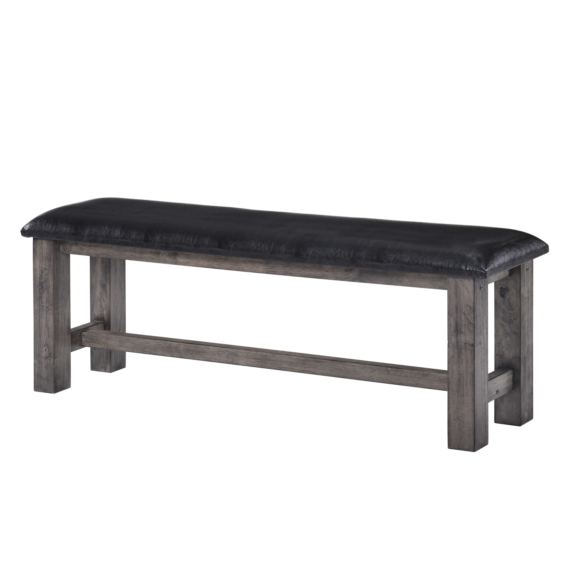 Nathan-Bench-With-Pu-Padded-Seat-Gray-Angled