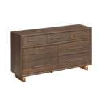 Brisbane Dresser with LED in Brown