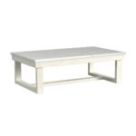 Catilin 3PC Occasional Table Set in Brushed White-Coffee Table & Two End Table