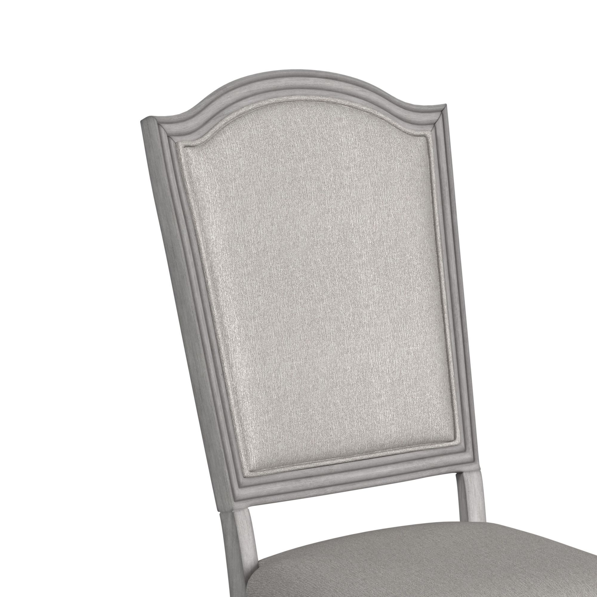 GlenmoreDiningSideChairwLightBrownFabricinAgedGrey_TopCorner