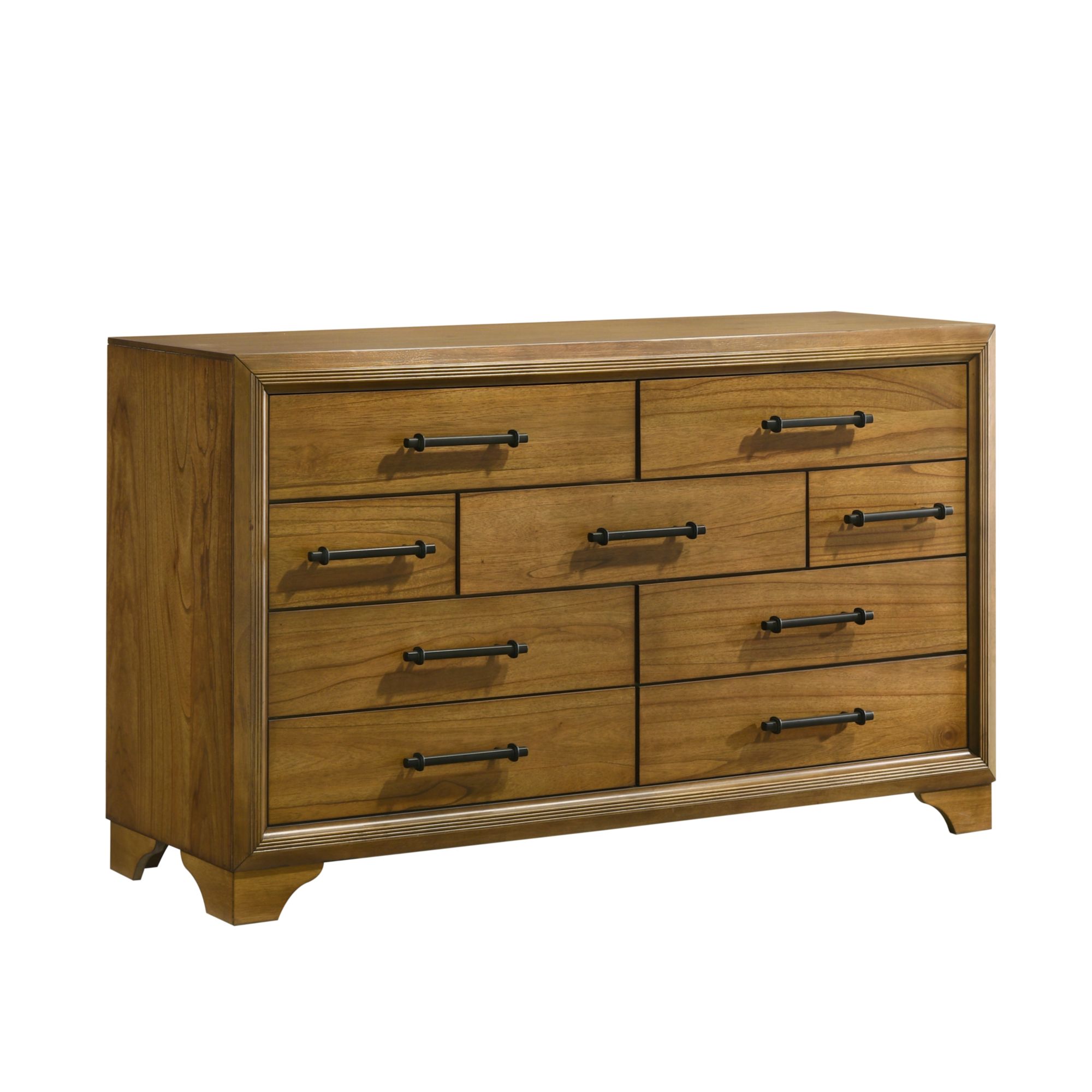 Harmony 9-Drawer Dresser in Walnut