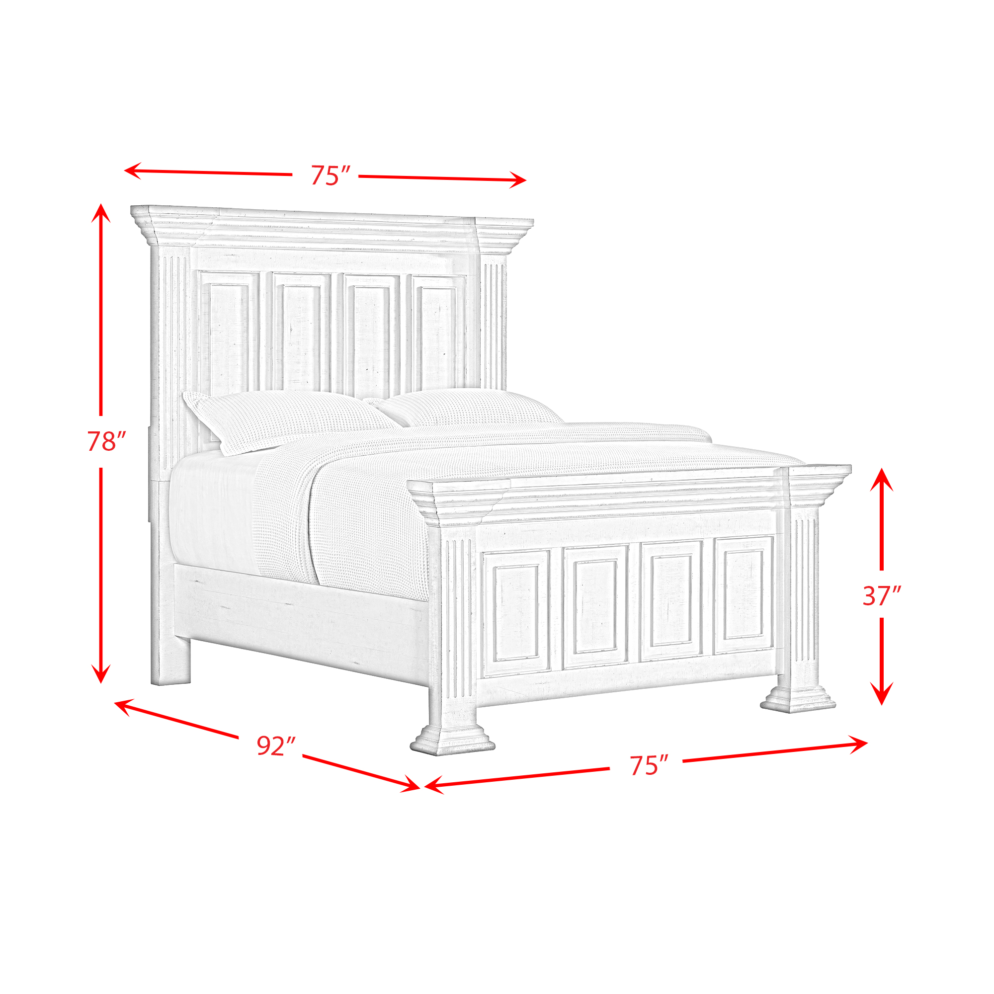 HeatherQueenPanelBed_LineDrawing