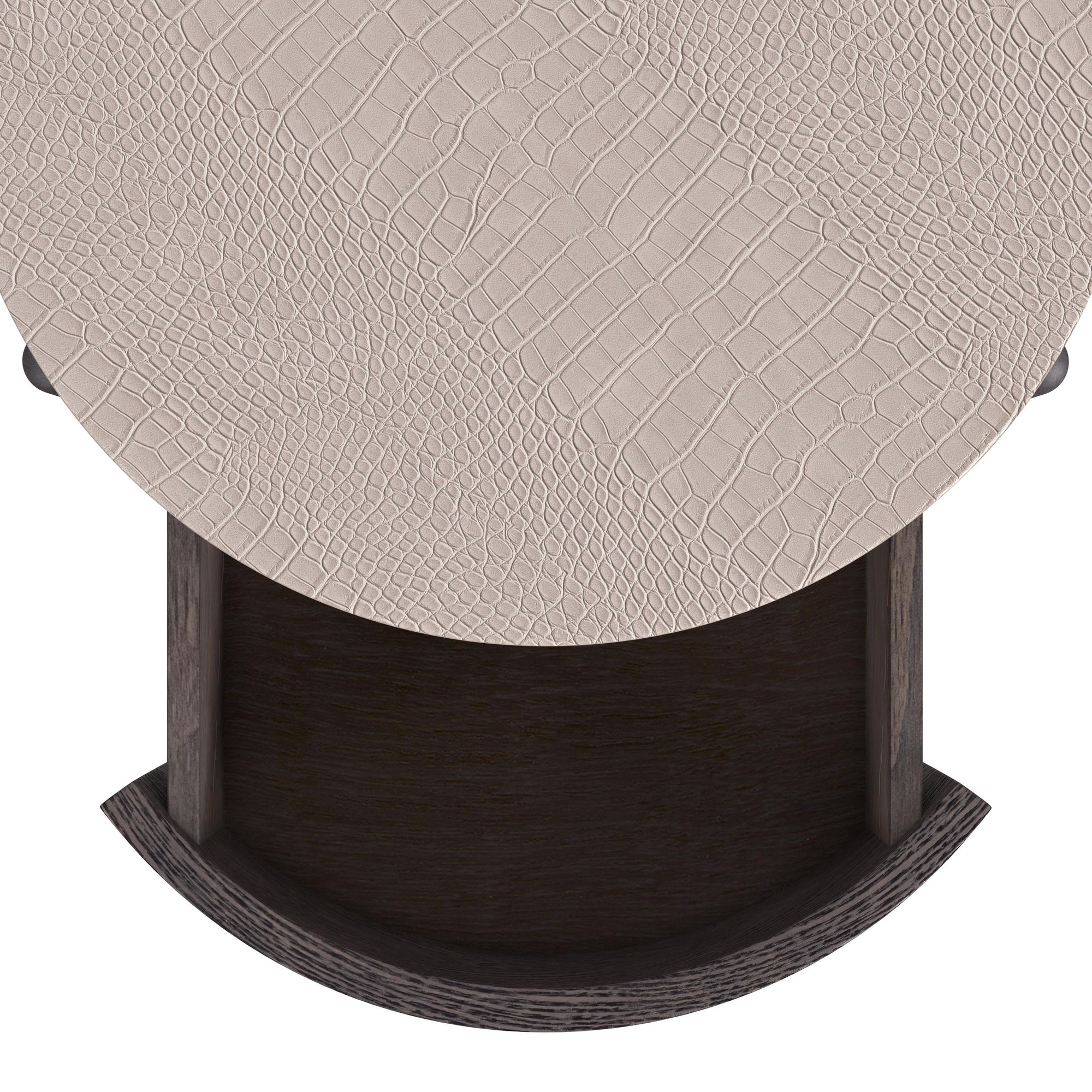 NicaEndTableinWhiteandBrown_TopDrawer