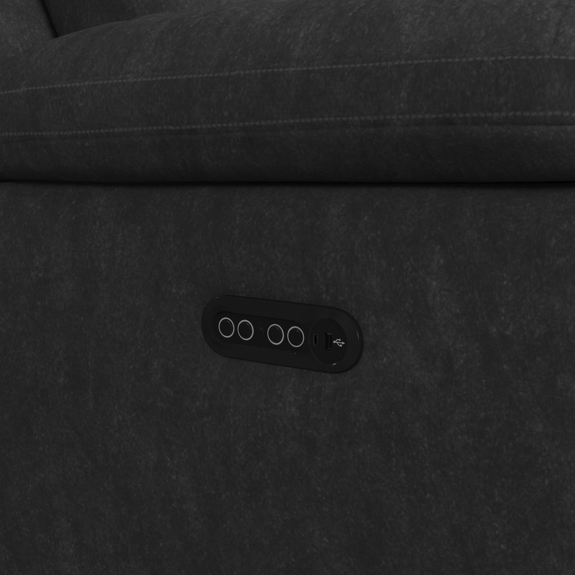 RegalP2ReclinerwZeroGravityandMemoryFoaminExploreCharcoal_USBPower