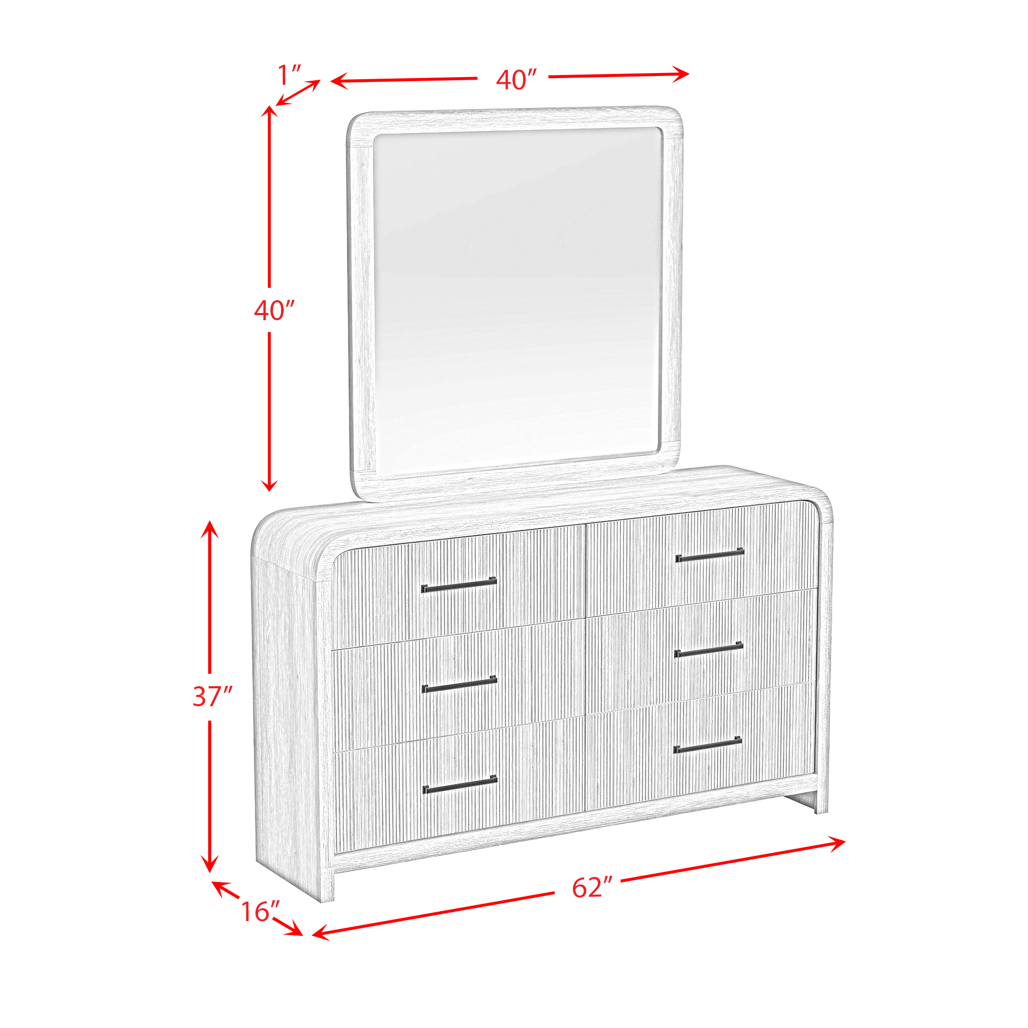 RidgemontDresserandMirrorSet_LineDrawing
