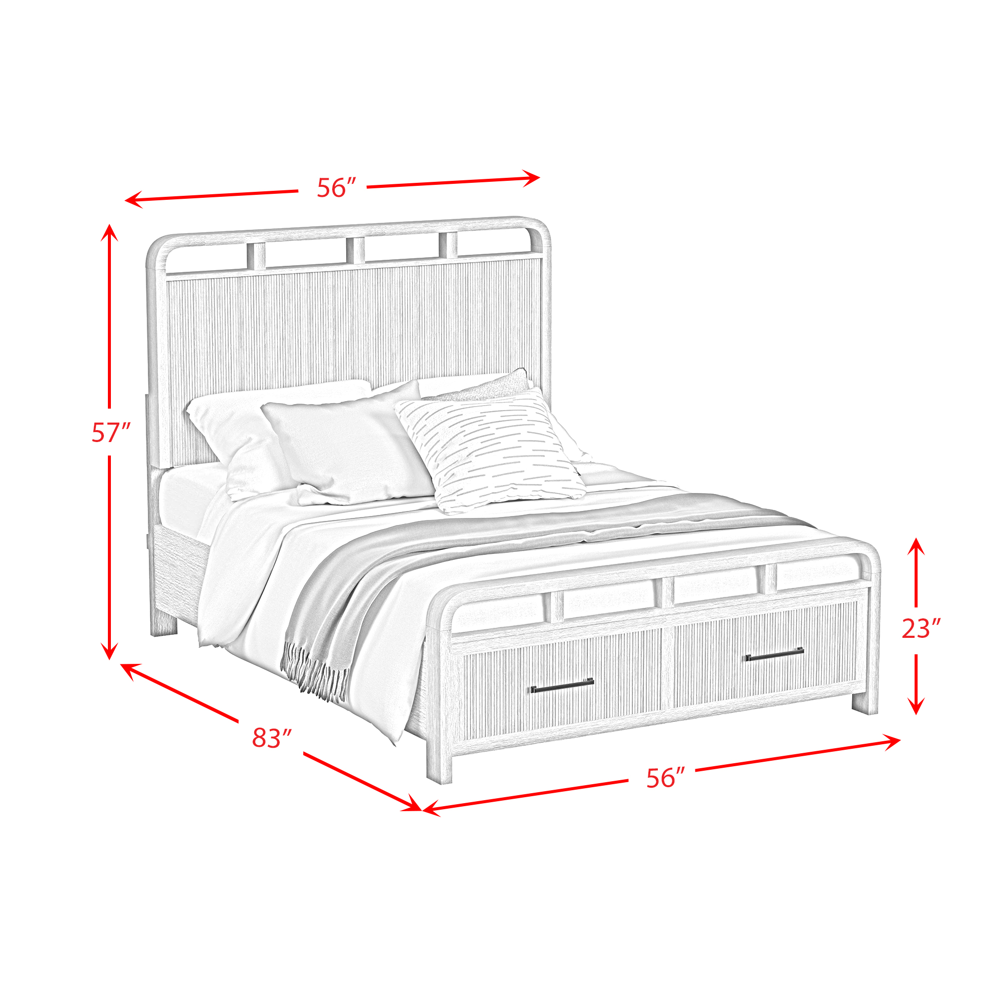 RidgemontFullStorageBed_LineDrawing