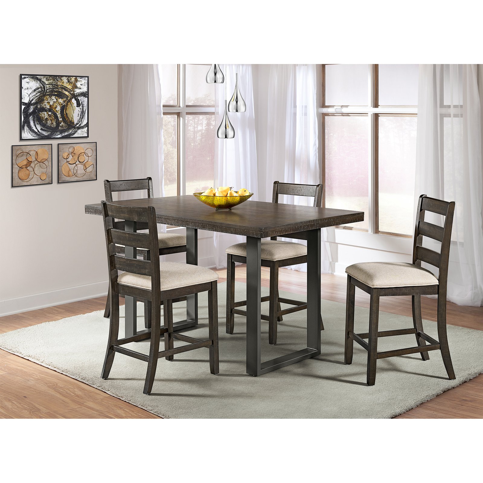 Counter height dining set