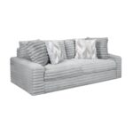 Serene Loveseat in Hush Moonstruck with 4 Pillows