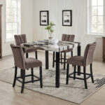 VEGA FAUX MARBLE CT HEIGHT TABLE
