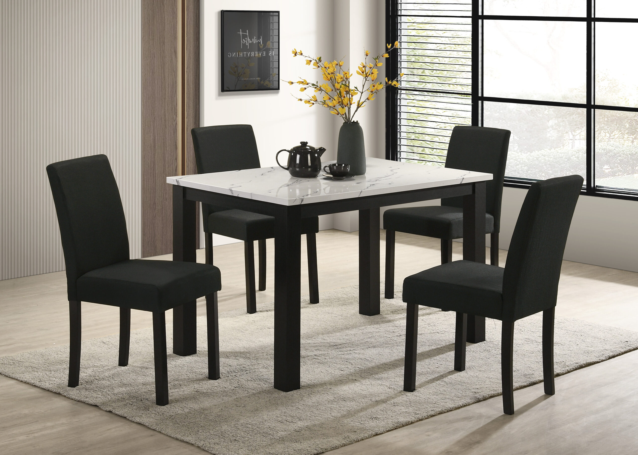 RESIA DINING CHAIR BLACK