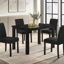 RESIA DINING TABLE-BLACK