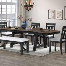 MARIBELLE BENCH WHEAT CHARCOAL