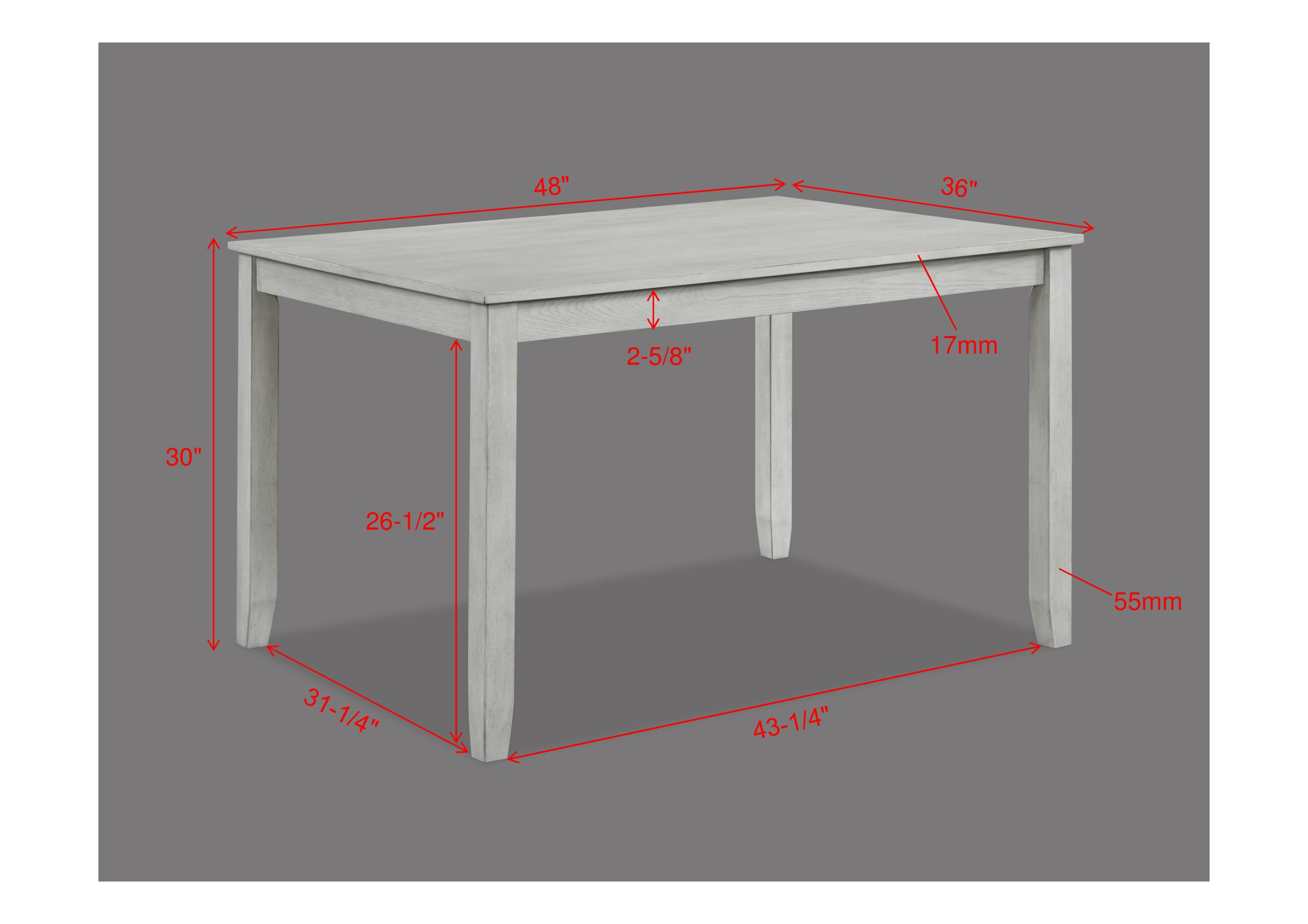 HENDERSON 5-PK DINETTE SET D.WOOD - Image 5