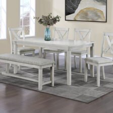 CLARA BENCH, DRIFT WOOD COLOR