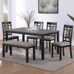 PAIGE 6-PK DINETTE SET WITH BENCH