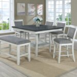 FULTON COUNTER HT. TABLE CHALK GREY