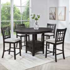 HARTWELL CONTR HT TBL CHARCOAL BLACK