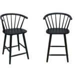 JANNA COUNTER HEIGHT STOOL-BLACK