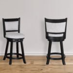 CECIL SWIVEL PUB STOOL DOVE K/D