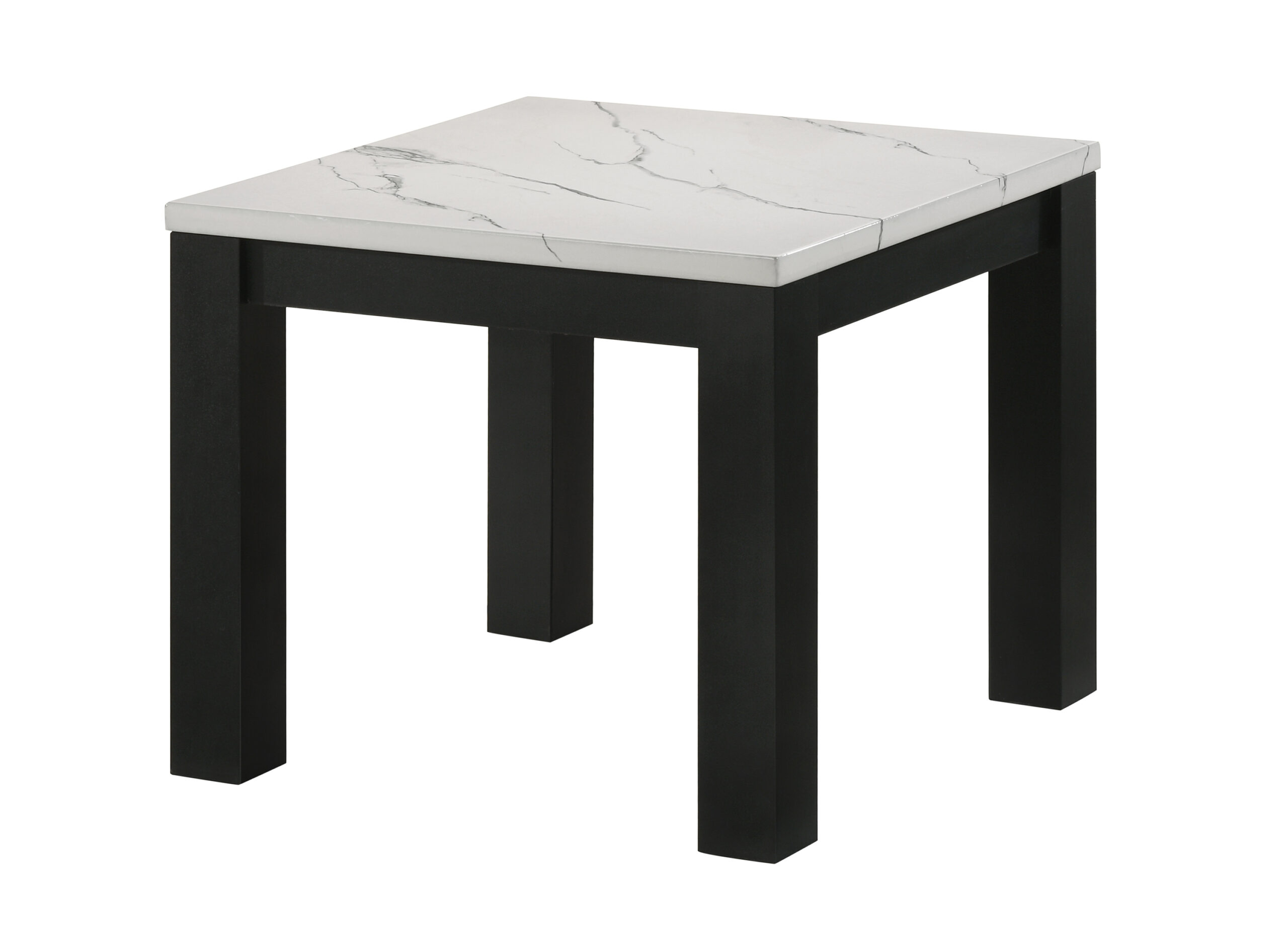 IVY 3-PK FAUX MBL WHITE CKTL SET - Image 3