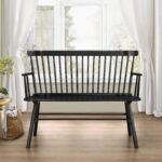 JERIMIAH SPINDLEBACK BENCH BLACK