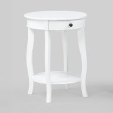 JACIE CHAIRSIDE TABLE WHITE