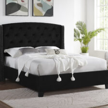 EVA PANEL BED - BLACK